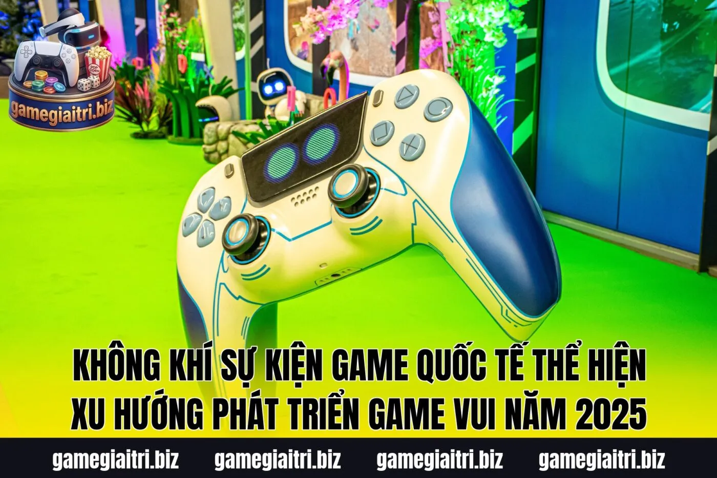 Không khí sự kiện game quốc tế thể hiện xu hướng phát triển game vui năm 2025