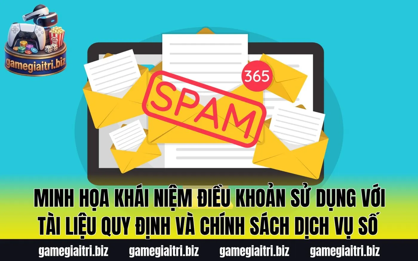 Minh họa khái niệm điều khoản sử dụng với tài liệu quy định và chính sách dịch vụ số