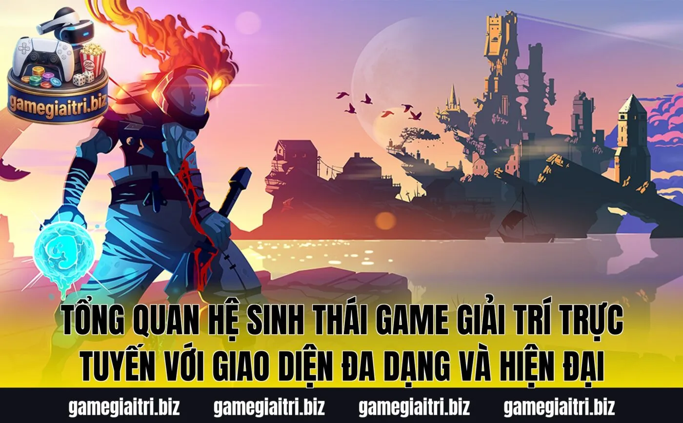 Tổng quan hệ sinh thái game giải trí trực tuyến với giao diện đa dạng và hiện đại