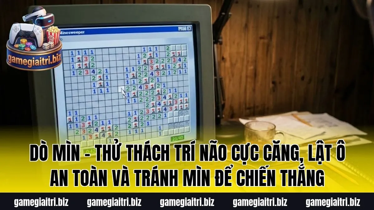 Dò Mìn – Thử thách trí não cực căng, lật ô an toàn và tránh mìn để chiến thắng