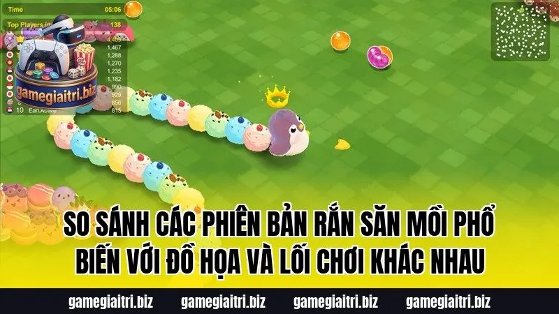 So sánh các phiên bản rắn săn mồi phổ biến với đồ họa và lối chơi khác nhau